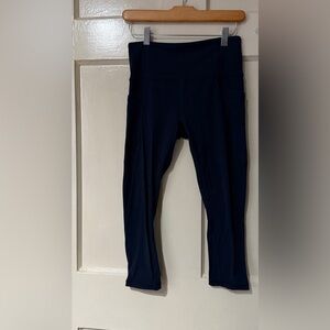 Athleta Elation Capri blue